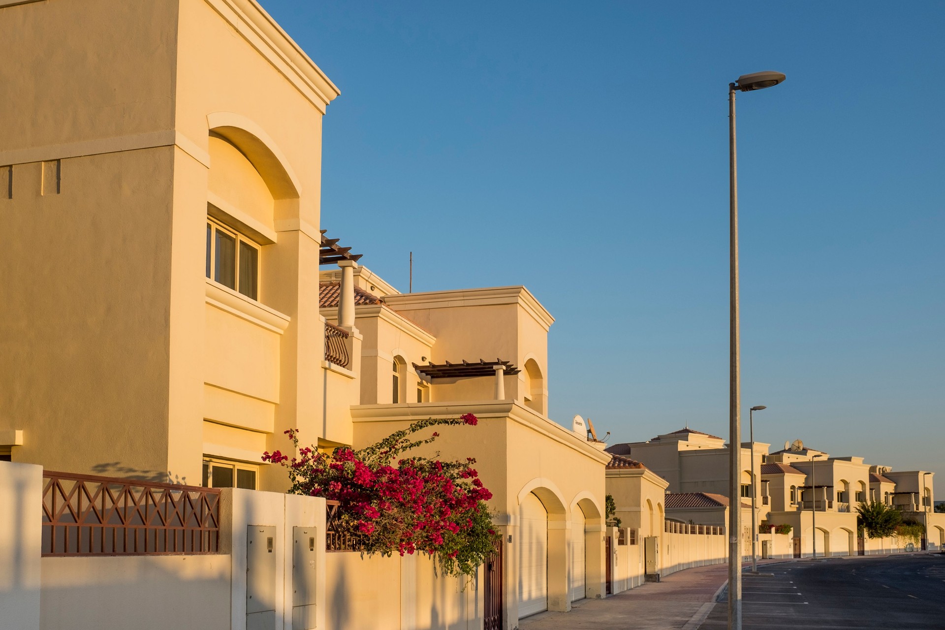 Residential villas in the Al Barsha district, Dubai, United Arab Emirates